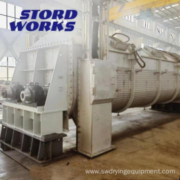 Hot sale municipal sludge wastewater paddle dryer